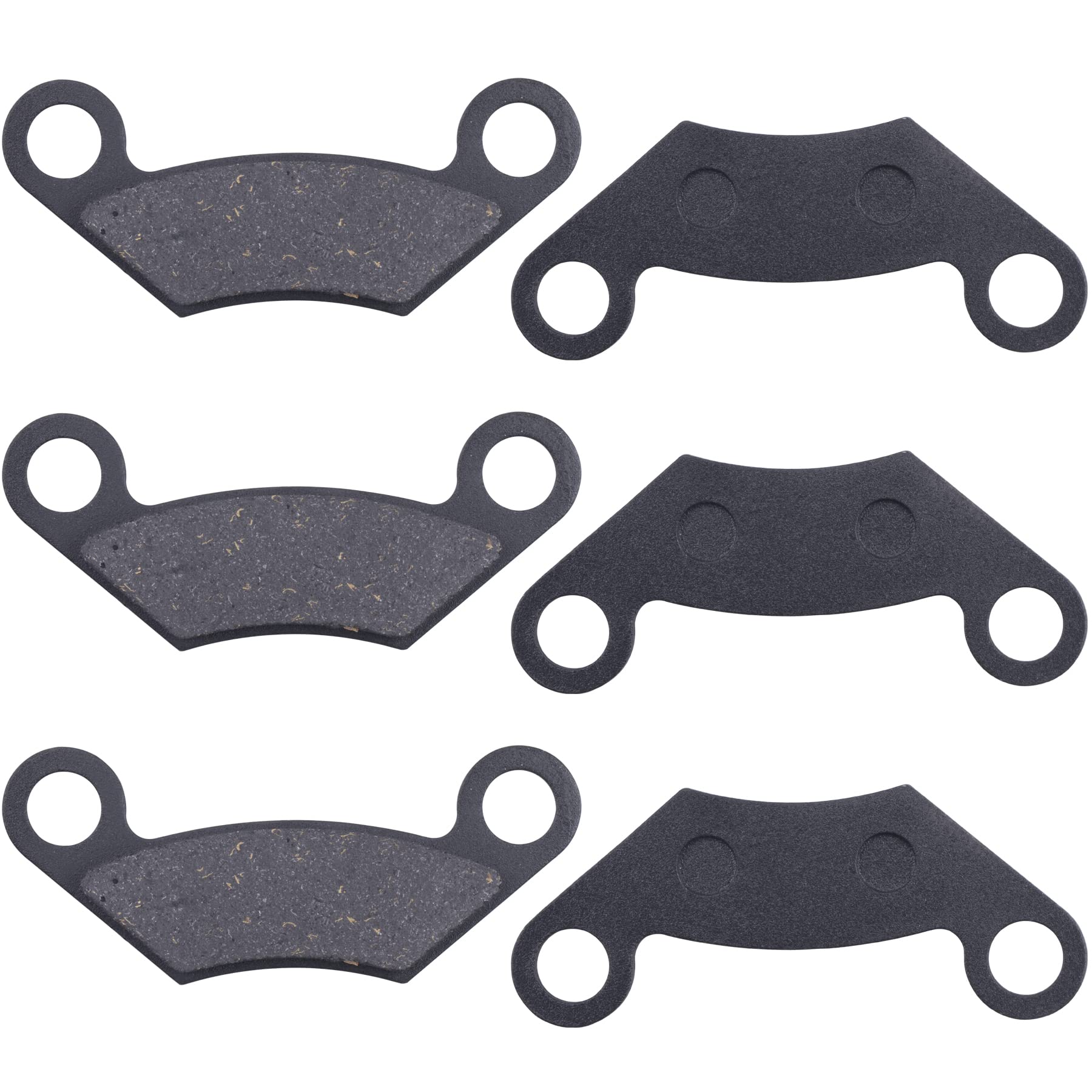 MWMNUN Front and Rear Brake Pads Compatible with Polaris Sportsman 850 800 550 500 X2 XP Touring 2009 2010 2011 2012 2013 2014 2015 2016 2017 2018