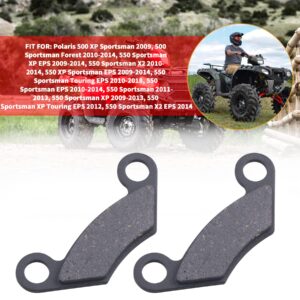 MWMNUN Front and Rear Brake Pads Compatible with Polaris Sportsman 850 800 550 500 X2 XP Touring 2009 2010 2011 2012 2013 2014 2015 2016 2017 2018