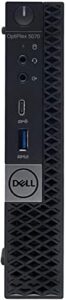 dell optiplex 5070 micro desktop pc intel i5-9500t, 32gb ddr4 new 512gb m.2 nvme ssd, wifi bt hdmi new kb & mouse windows 11 pro (renewed)