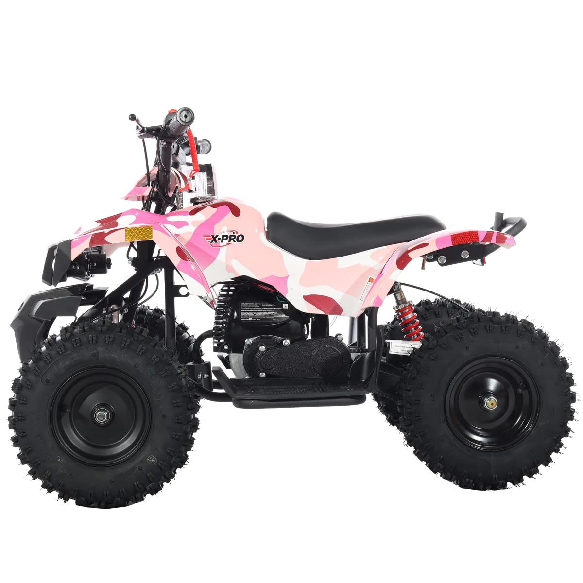 X-PRO Bolt 40cc ATV with Chain Transmission, Pull Start! Disc Brake! 6" Tires! (Pink Camo)