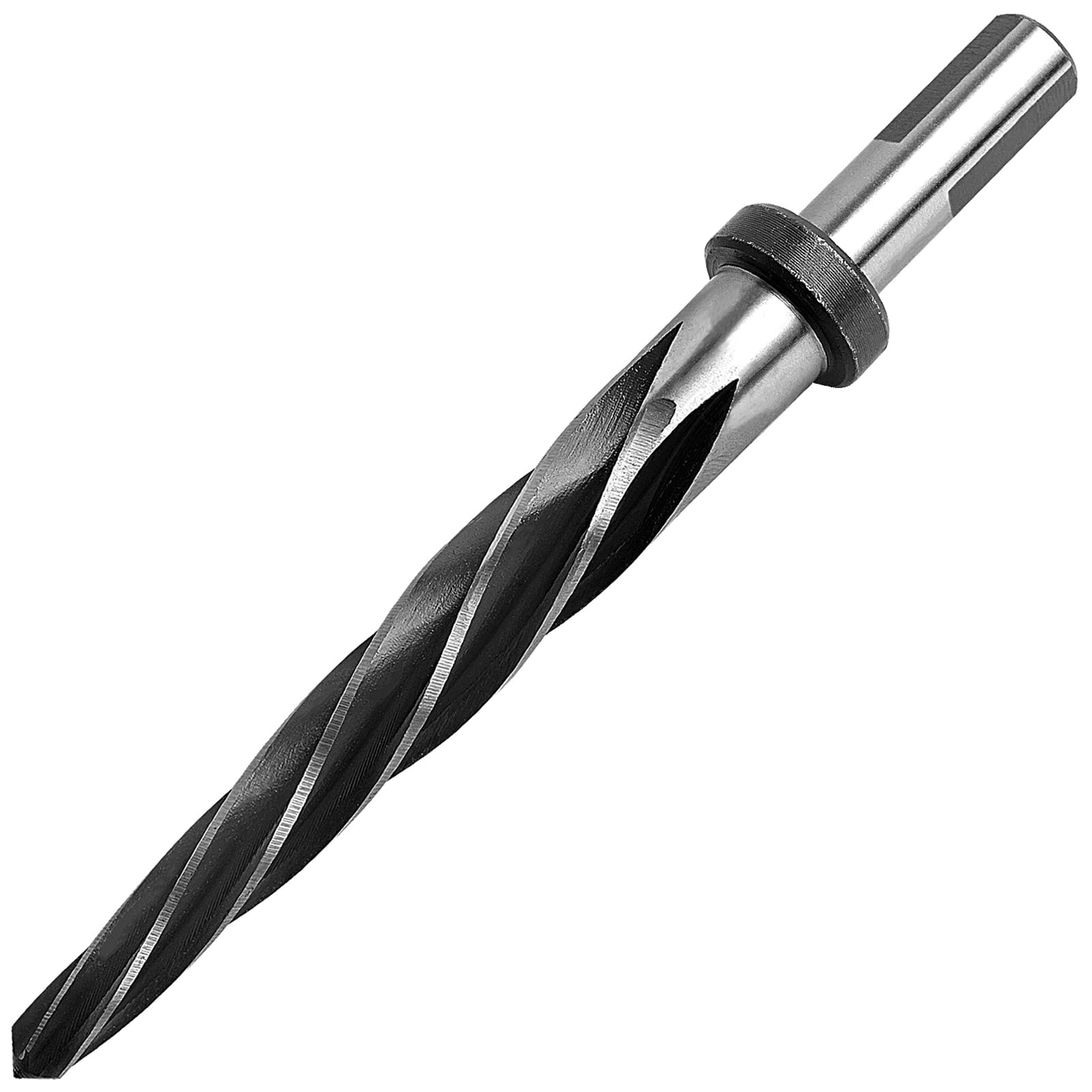 5/8" Drill Bridge/Construction Reamer with 1/2" Shank Chuck,HSS 5/8" Taper Bridge Reamer Bit Tool for Steel Metal Wood Alloy to Align Existing Hole and Enlarge Hole