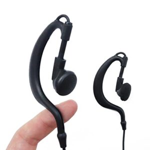 Motorola APX 6000 Earpiece Compatible with Motorola XPR 7550 7550e 7580e 6550 APX 4000 6000 7000 8000 Walky Talky/Two Way Radio 【G-Shape】 Headset Ear Piece with Mic