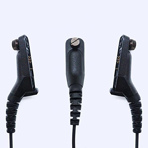 Motorola APX 6000 Earpiece Compatible with Motorola XPR 7550 7550e 7580e 6550 APX 4000 6000 7000 8000 Walky Talky/Two Way Radio 【G-Shape】 Headset Ear Piece with Mic