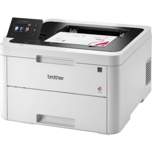 Brother HL-L3270 CDW Compact Wireless Digital Color Laser Printer with NFC for Home Office, White - Print Only - 2.7" Color Touchscreen, 25 ppm, 2400 x 600 dpi, Auto Duplex Printing, 250 Sheet