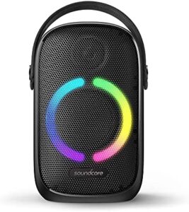 anker soundcore rave neo bluetooth speaker a3395z11 colossal sound 50w waterproof ipx7 18huour playtime- black (renewed)