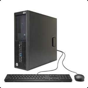 hp z230 sff desktop computer pc, intel quad core i7-4790 up to 4.0ghz, 32g ddr3, 2t hdd, wifi, bt, 4k support, dp, windows 10 pro 64 bit-multi-language supports english/spanish/french(renewed)