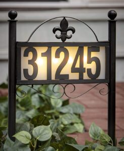 doinmaster solar house number display stakes (double stake item)