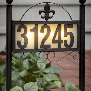 DoinMaster Solar House Number Display Stakes (Double Stake Item)