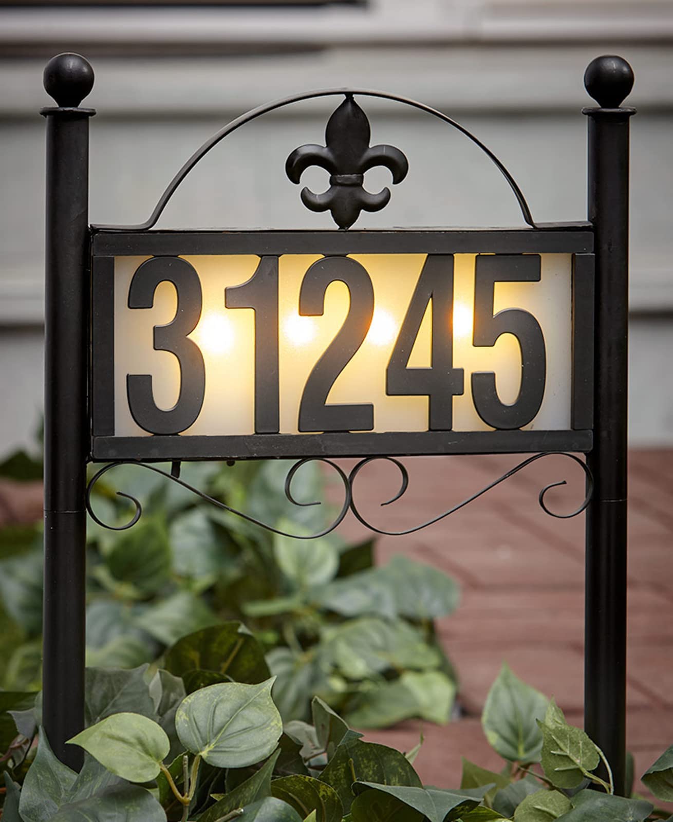 DoinMaster Solar House Number Display Stakes (Double Stake Item)