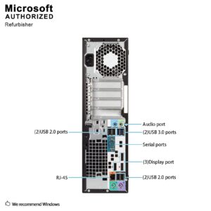 HP Z230 SFF Desktop Computer PC, Intel Quad Core i7-4790 up to 4.0GHz, 32G DDR3, 1T SSD, WiFi, BT, 4K Support, DP, Windows 10 Pro 64 Bit-Multi-Language Supports English/Spanish/French(Renewed)