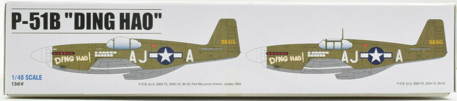 Premium Hobbies P-51B Ding Hao 1:48 Plastic Model Airplane Kit 136V