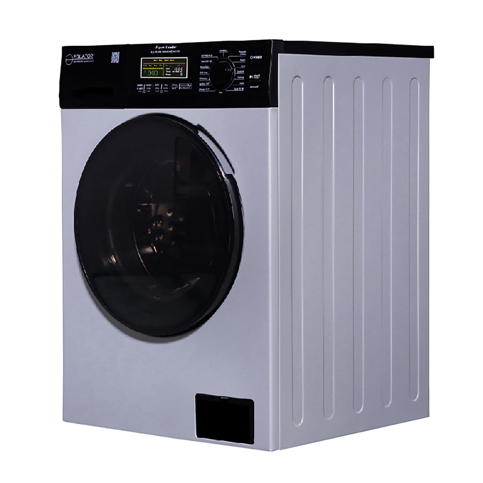 Equator Ver3 Combo Washer Vented/Ventless Dry-1400RPM Color Coded Display Silver/Black