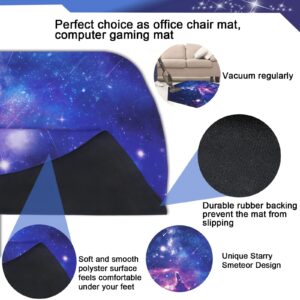 HiiARug Chair Mat for Hardwood Floor Noise Cancelling Gaming Chair Mat Octagon Anti-Slip Office Chair Mat for Carpet Desk Chair Mat Computer Chair Mat for Office Gaming Room