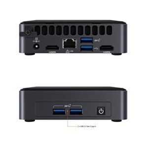 Intel NUC 11 Pro NUC11TNKV50Z Tiger Canyon Home & Business Mini PC Desktop 11th Generation Intel® Core™ i5-1145G7 Processor with Intel vPro® Technology,4 Cores,8 Threads(16G RAM,1T SSD)