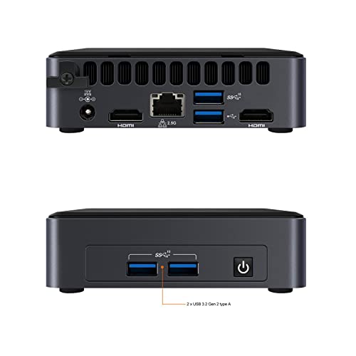 Intel NUC 11 Pro NUC11TNKV50Z Tiger Canyon Home & Business Mini PC Desktop 11th Generation Intel® Core™ i5-1145G7 Processor with Intel vPro® Technology,4 Cores,8 Threads(16G RAM,1T SSD)