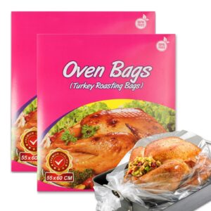 20 counts oven bags turkey size | large oven bag for thangkgiving day turkey roasting cooking-2 pack