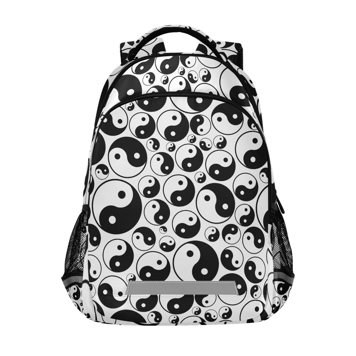 Glaphy Yin and Yang Symbols Backpack for Boys Girls Kids, Laptop Bookbag Lightweight Travel Daypack School Backpacks