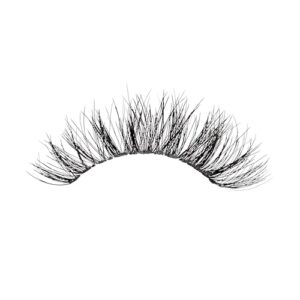 KISS Sister Nature False Eyelashes, Sage', 12 mm, 100% Natural Hair, Recyclable Paper Box, Printed with Soy Ink, Cruelty Free, Vegan, Includes 1 Pair of Reusable Strip Lashes