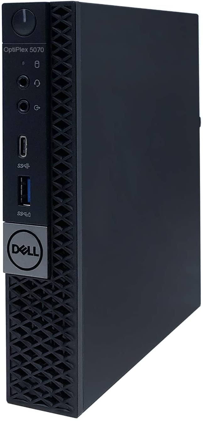 Dell Optiplex 5070 Micro MFF Desktop PC Intel i5-9500T, 8GB DDR4 New 256GB M.2 NVMe SSD, WiFi BT HDMI New KB & Mouse Windows 11 Pro (Renewed)