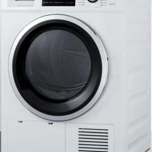 4.4 cu ft Front Load Dryer w/Glass Window - 15 Settings, 220v/1ph, White