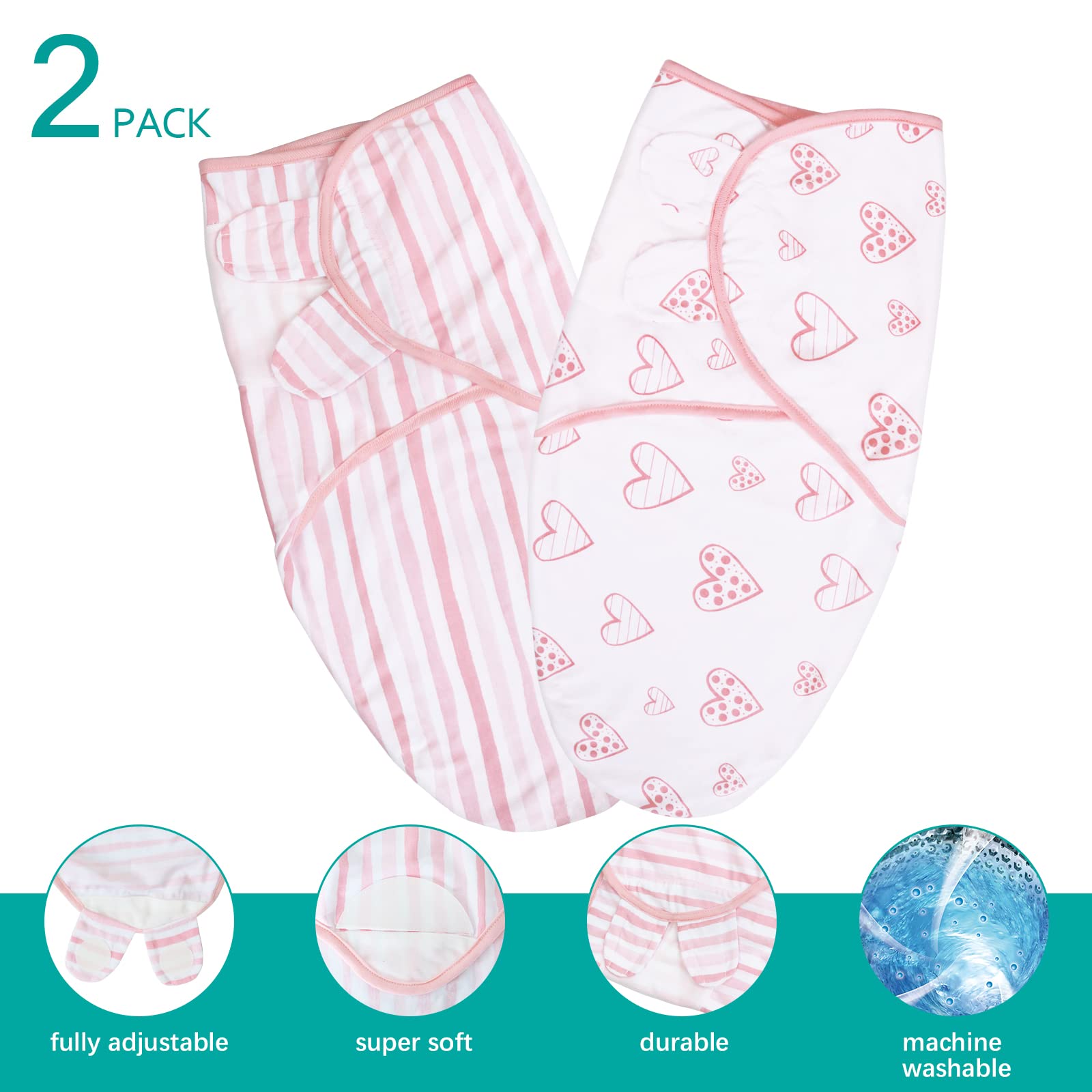 Bassinet Sheets Compatible with Halo Bassinet Swivel, Glide Sleeper & Baby Swaddles 0-3 Months for Girls