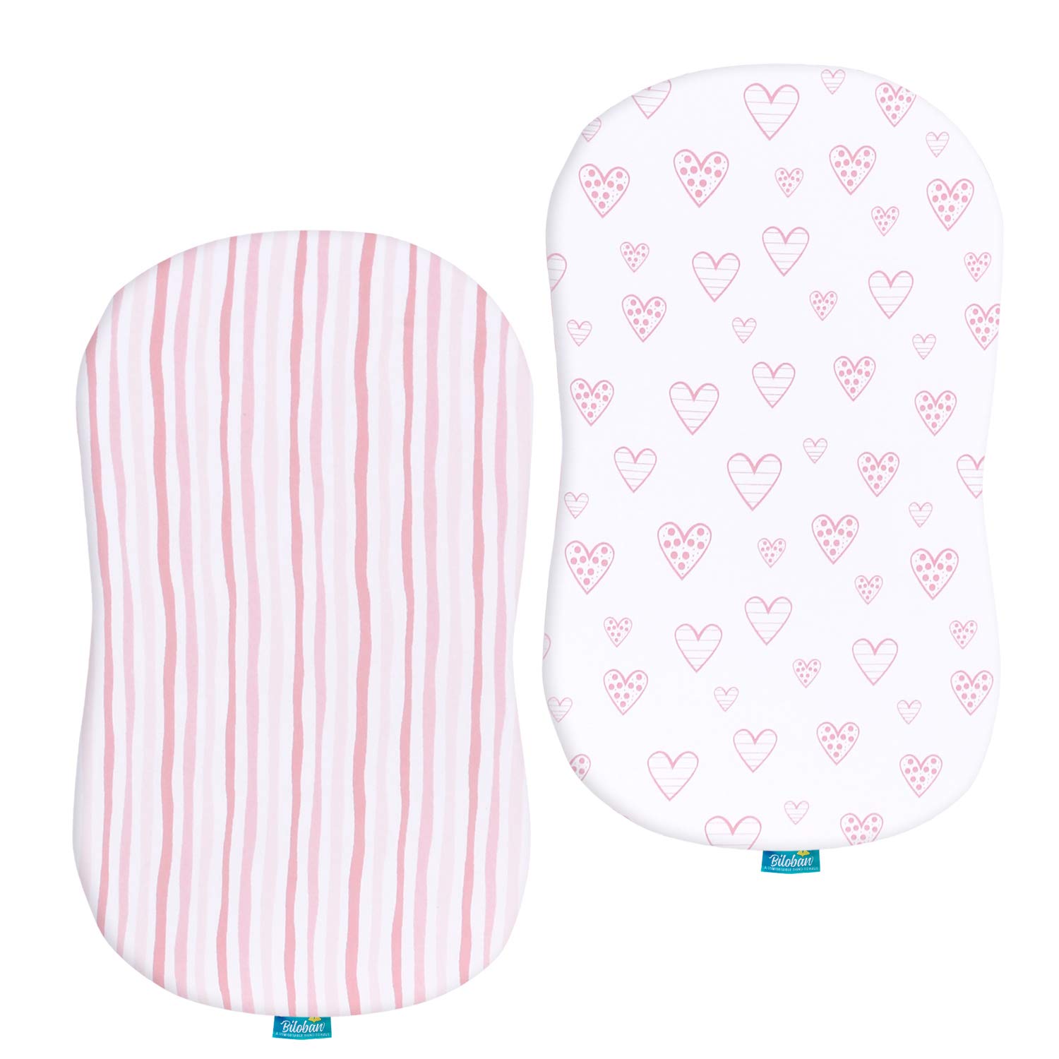 Bassinet Sheets Compatible with Halo Bassinet Swivel, Glide Sleeper & Baby Swaddles 0-3 Months for Girls