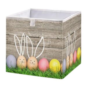 easter bunny egg storage basket storage bin square collapsible tag1 tag2 organizer for tag3