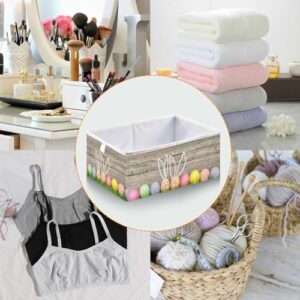 Easter Bunny Egg Storage Basket Storage Bin Square Collapsible tag1 tag2 Organizer for tag3