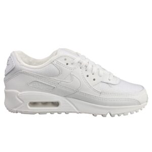 Nike Women's Air Max 90 PRM White/White-Metallic Gold (DH0569 100) - 7