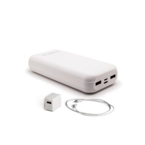 4allfamily 20000mah portable powerbank | engineered specifically to fit usb version coolers voyager and explorer medicine cooler travel case | compatible with most other gadgets