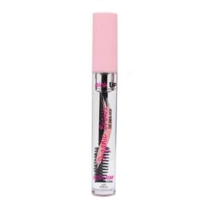 pink up organic brows| eyebrow gel | brow gel| clear mascara | transparent gel to comb the eyebrows| provides definition and volume| maximum fixation| model pkoe01