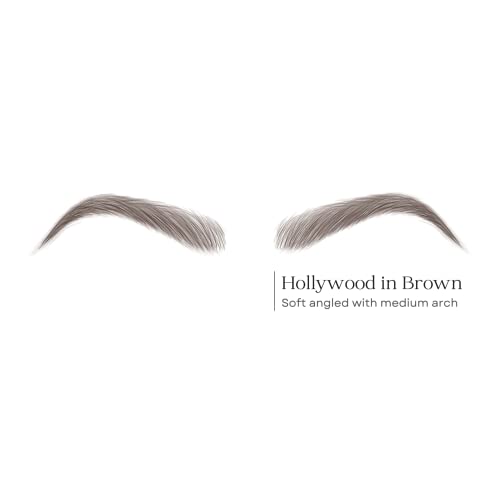 Bliss and Beyond USA | Microblading & Shading Tattoo | A combination of hair stoke and powdered brows | Non-toxic | Vegan friendly (Dramatic Hollywood, Brown)