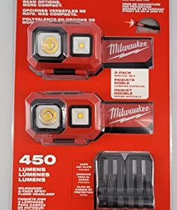 Milwaukee 450 Lumens LED Spot/Flood Headlamp (2-Pack)