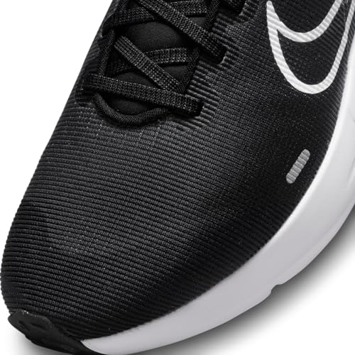 Nike Downshifter 12, Women's Road Running Shoes, Black/White-Smoke Grey, 8.5 M US