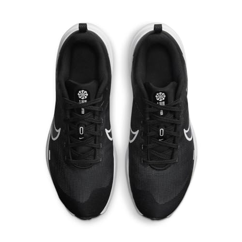 Nike Downshifter 12, Women's Road Running Shoes, Black/White-Smoke Grey, 8.5 M US