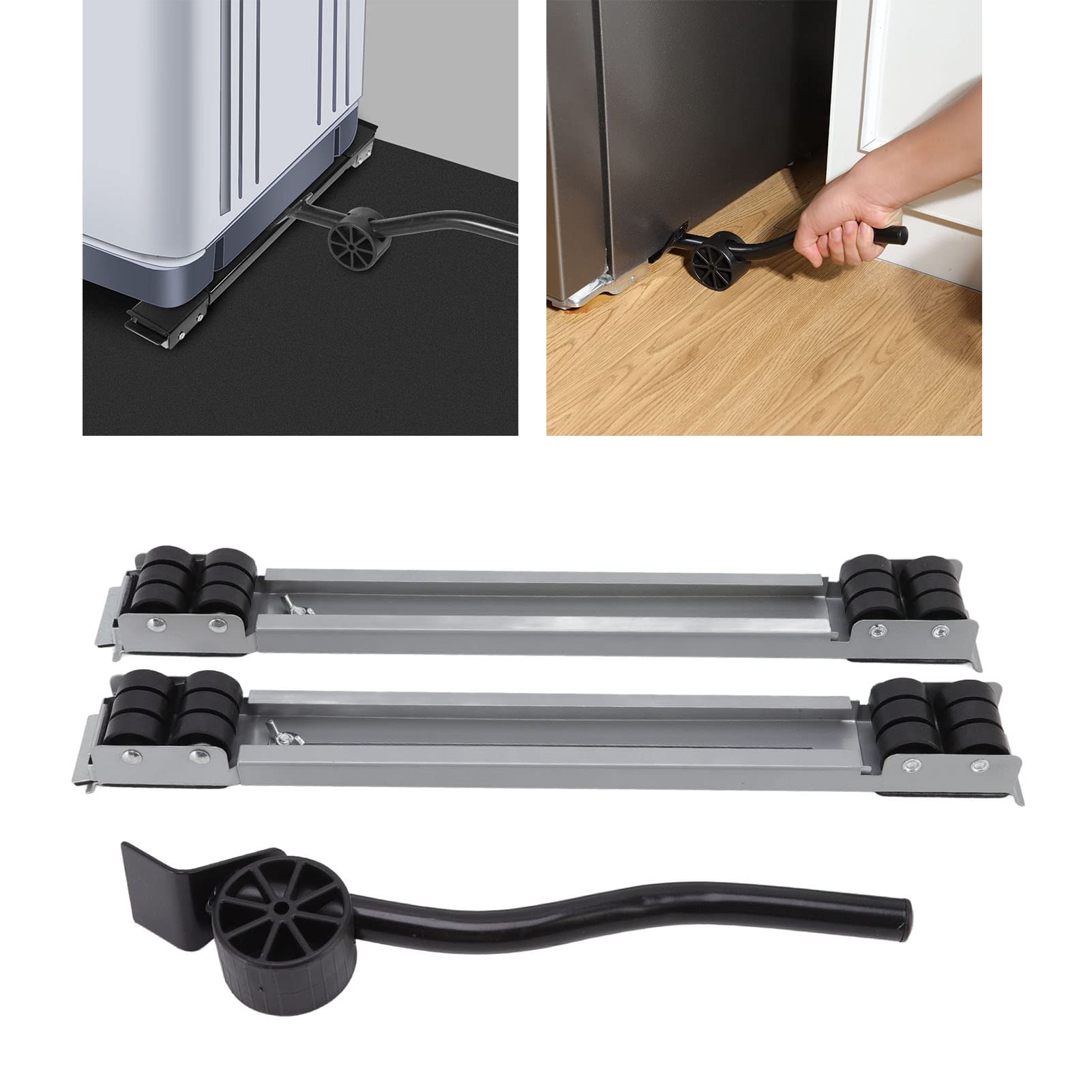 Tnfeeon Appliance Roller Base Mover Extensible, Heavy Duty Extendable Appliance Rollers for Washer Dryer Refrigerator