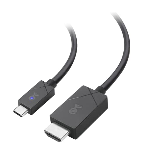 [Designed for Microsoft Surface] Cable Matters 48Gbps USB-C to HDMI Cable 6 Feet / 1.8 Meters Supports 4K 120Hz and 8K 60Hz HDR - USB4, Thunderbolt 3 and Thunderbolt 4 Port Compatible