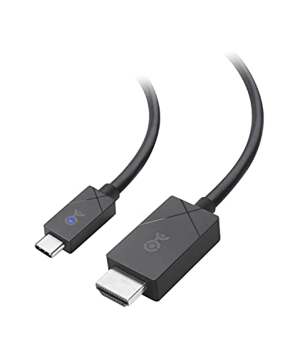 [Designed for Microsoft Surface] Cable Matters 48Gbps USB-C to HDMI Cable 6 Feet / 1.8 Meters Supports 4K 120Hz and 8K 60Hz HDR - USB4, Thunderbolt 3 and Thunderbolt 4 Port Compatible