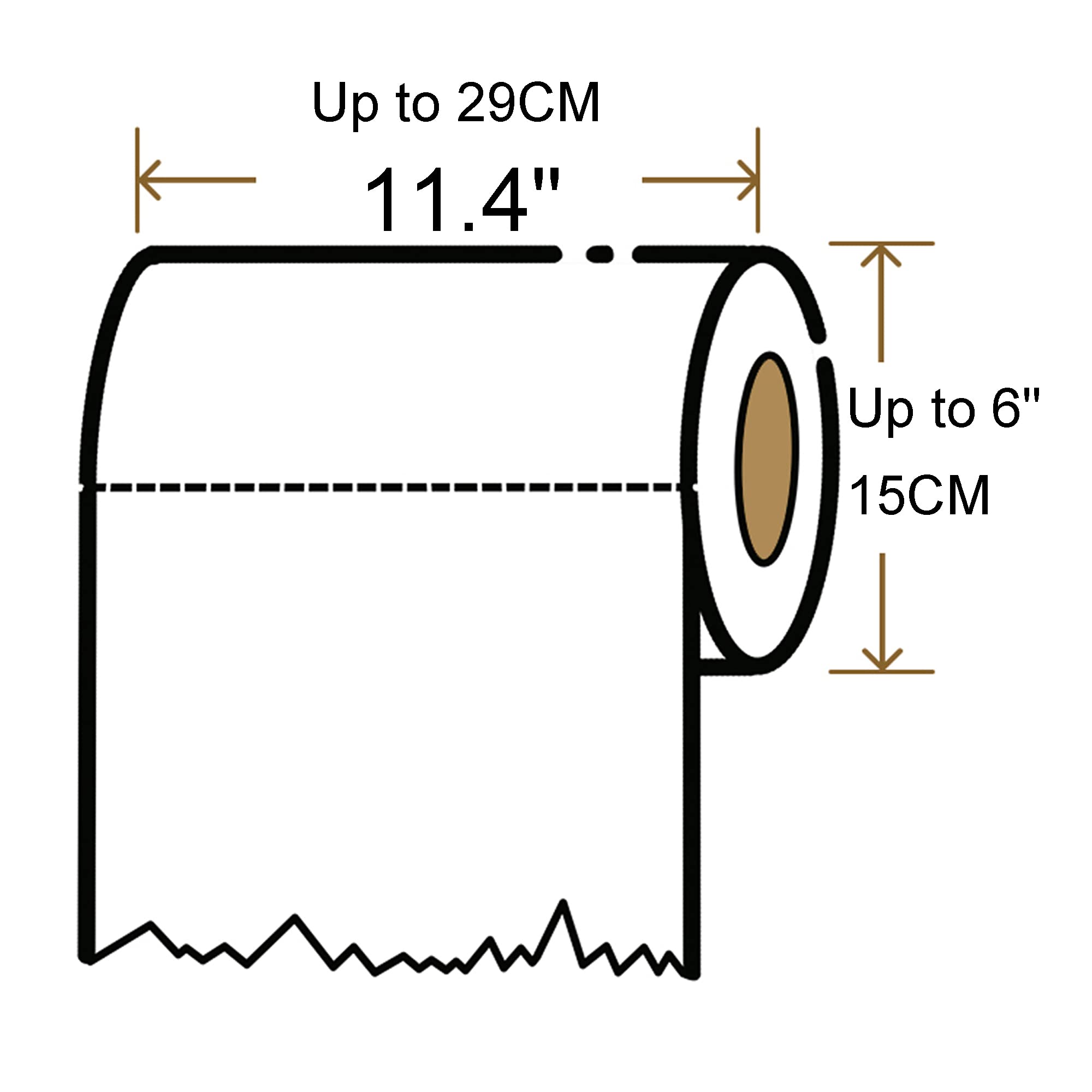 YYST Hanging Paper Towel Holder Portable Paper Towel Holder for RV, Camping,Tent, Grill, Garage, Car Backseat, Fence, Patio Umbrella, Beach Umbrella, etc with 2 Hooks (1)