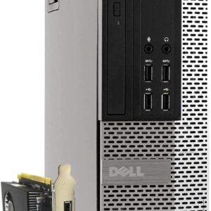 Dell Video Editing CAD OptiPlex 7020 Desktop Computer PC, Intel Core i7-4570 3.2 GHz Processor, 16GB RAM, 480GB SSD (Fast Boot) + 2TB HDD, Graphics RX-550 4GB DDR5, WiFi, Windows 10 Pro (Renewed)