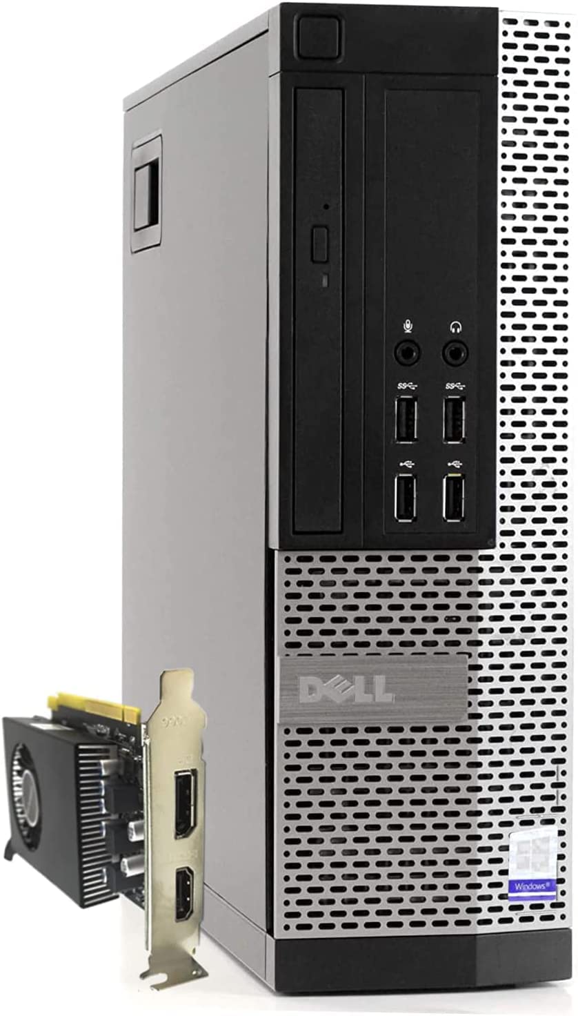 Dell Video Editing CAD OptiPlex 7020 Desktop Computer PC, Intel Core i7-4570 3.2 GHz Processor, 16GB RAM, 480GB SSD (Fast Boot) + 2TB HDD, Graphics RX-550 4GB DDR5, WiFi, Windows 10 Pro (Renewed)