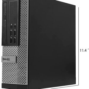 Dell Video Editing CAD OptiPlex 7020 Desktop Computer PC, Intel Core i7-4570 3.2 GHz Processor, 16GB RAM, 480GB SSD (Fast Boot) + 2TB HDD, Graphics RX-550 4GB DDR5, WiFi, Windows 10 Pro (Renewed)