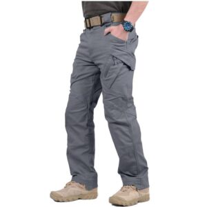 navekull men's work cargo pants lightweight tactical pants for men stretch cotton military army combat slim fit hiking outdoor trousers with multi zipper pockets