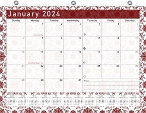 2023-2024 calendar 16 months student calendar/planner for 3-ring binder, desk, or wall -v014