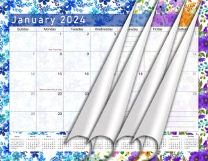 2023-2024 calendar 16 months student calendar/planner for 3-ring binder, desk, or wall -v022