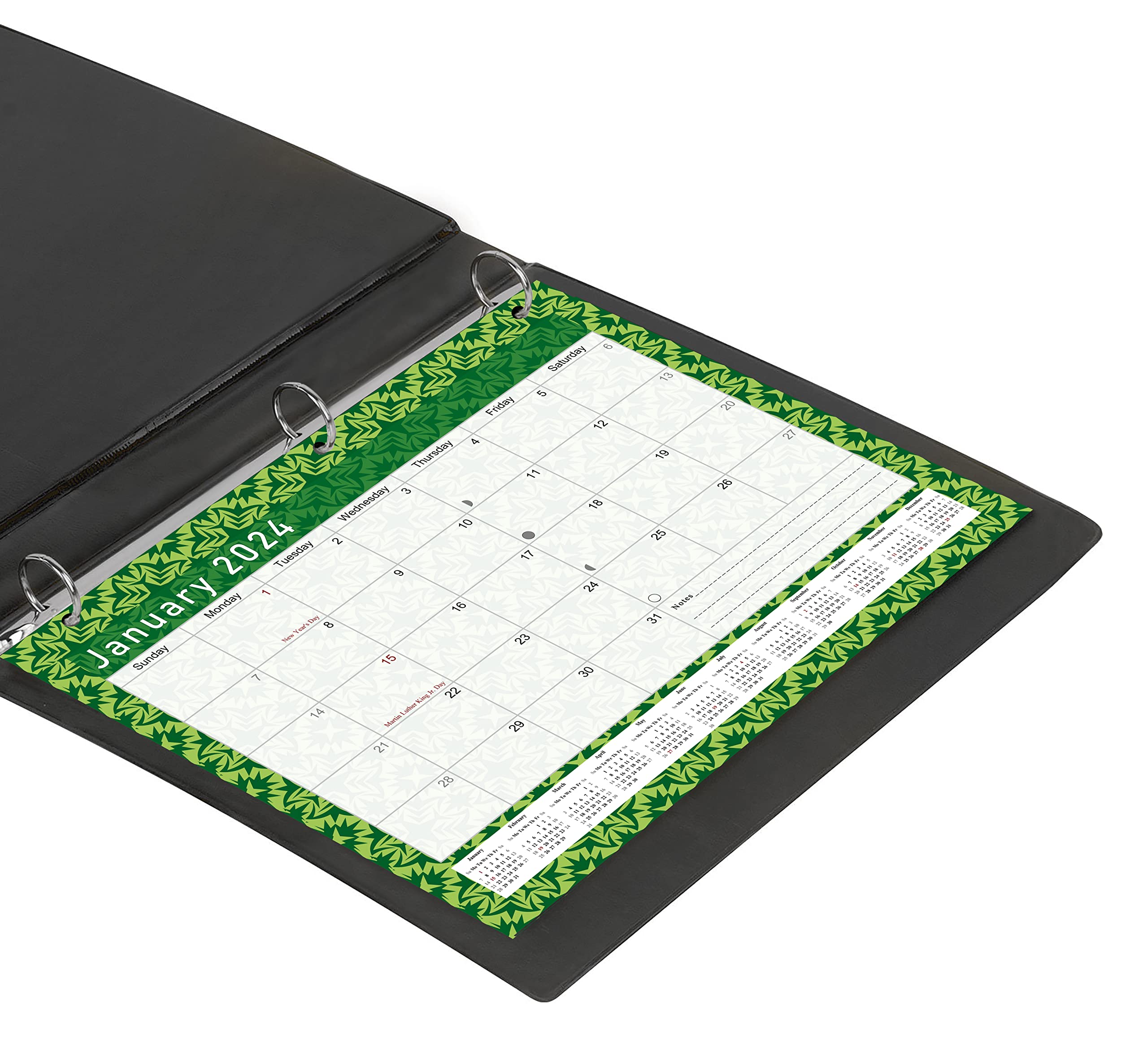 2023-2024 Calendar 16 Months Student Calendar/Planner for 3-Ring Binder, Desk, or Wall -v016