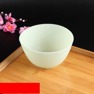 Luxshiny Glass Bowls Diy Tools Silicone Bowl, Mixing Bowl Sauce Bowl Prep Measuring Bowl Pinch Bowls Condiment Bowls for Home Use (S, Green) Silicone Mixing Bowl 14mm Bowl