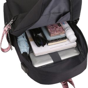 ISaikoy Anime The Promised Neverland Backpack Shoulder Bag Bookbag Student School Bag Daypack Satchel 14