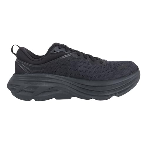 Hoka Women's Bondi 8 Sneaker, Black/Black, 7