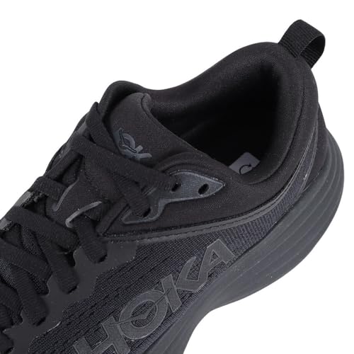 Hoka Women's Bondi 8 Sneaker, Black/Black, 7